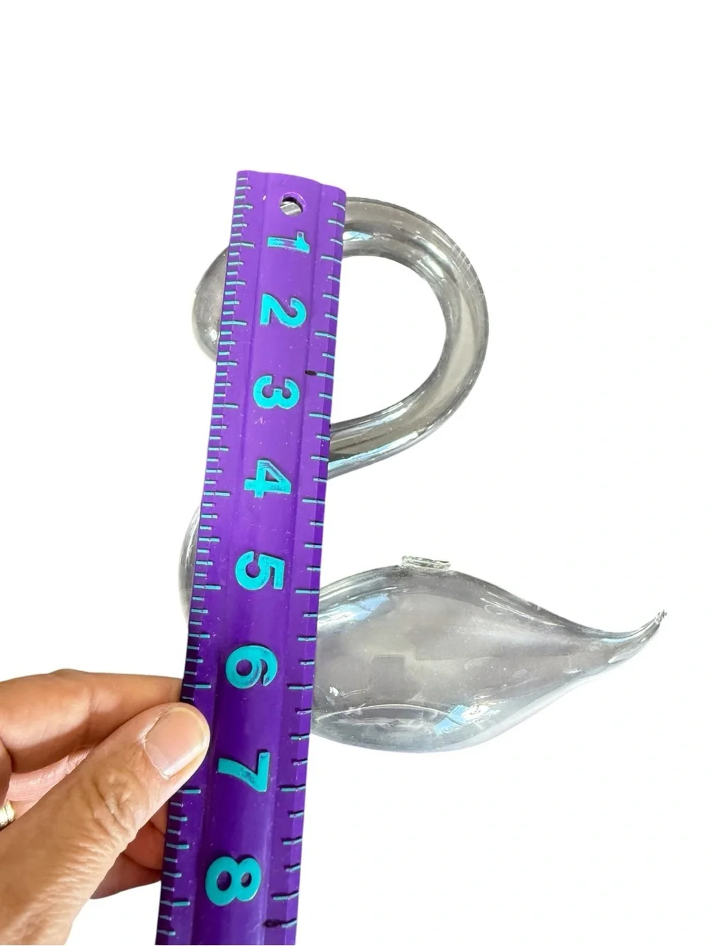 Glass Swan Flower Vases Set of Two